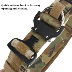 Wear-resistant Adjustable Training Durable Quick Release Sports Tactical Belt Men Hiking Nylon Web Work Belt  Wholesale Wear-resistant Tactical Belt Casual Men's Nylon Web Work Heavy Duty Quick Release Buckle Work Belt