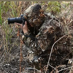 Ghillie Suit 3D Leafy Camo Quick Drying Hunting Gilly Gillies Suits for Men Leaf Camouflage Jungle Hunting Suits Jungle Hunting Camo Ghillie Suit 3D Leaf with Zippers and Pockets Lightweight Breathable Outdoor Hunting Camouflage Clothing