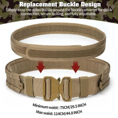 High Density Material Adjustable Outdoor Multifunctional Pockets Quick Release Tactical Heavy Duty Sport Enthusiasts Belt  Hot selling Breathable Waterproof Men Adjustable high-quality Nylon Release Durable Wear-resistant Tactical Belt