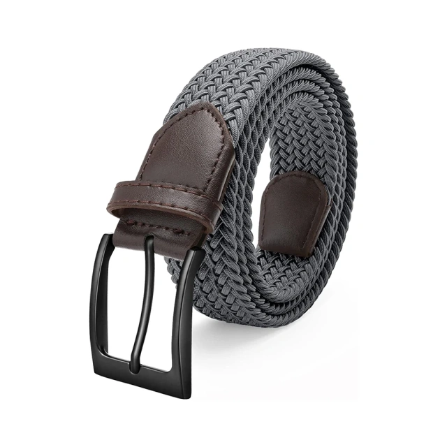 Men Wear-resistant Pants Shorts Elastic Braided Stretch Men Golf Casual Jeans Belts Woven Nylon Work Tactical Belts  Outdoor Premium Waist Belt with Multiple Compartments Adjustable For Hiking Camping Hunting Mountaineering Tactical Belt