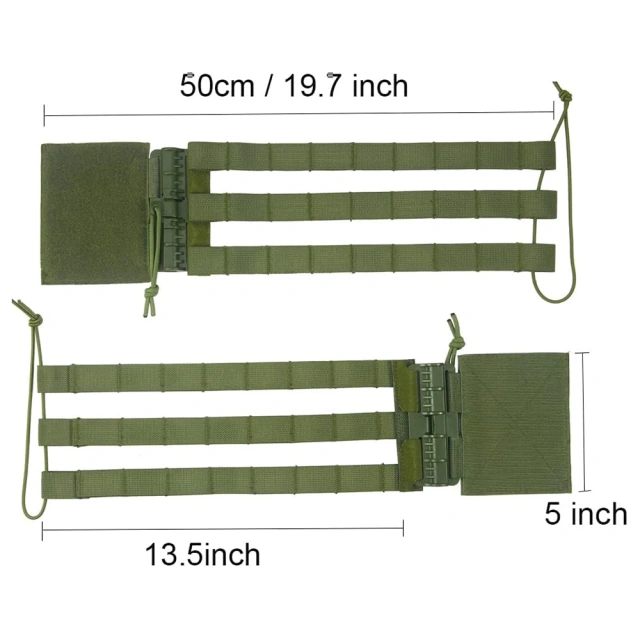 Tactical High-quality Durable Vest Quick Release Skeletal Mesh Wear-resistant Cummerbund Strap Side Tactical Belt  Wholesale Tactical Belt Waist Pack Outdoor Multi-functional Sport Game Mountaineering Casual Storage Bag Hunting Gear Belts