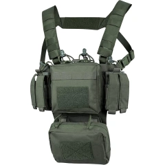 Field Equipment Tactical Vest Adjustable Detachable Tactical Molle Chest Rigs with Mag Pouch Durable Tactical Chest Rig Field Equipment Tactical Vest Adjustable Detachable Tactical Molle Chest Rigs with Mag Pouch Durable Tactical Chest Rig