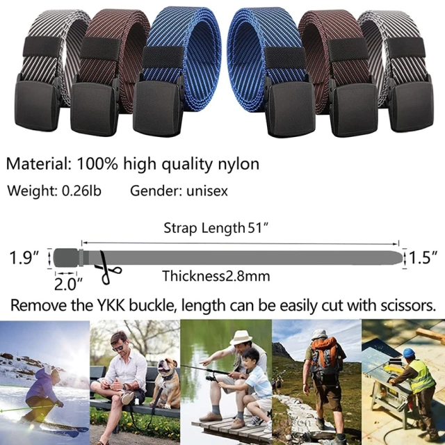 Hot Selling Adjustable Training Men Web Casual Belt with Plastic Buckle Nylon Canvas Strap Adjustable Tactical Belts  Outdoor Multi-functional Mountaineering Hunting Pouches Utility Tactical Belt Heavy Duty Nylon Equipment Tactical Belts