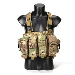 Hot Selling Outdoor Tactical Hunting Gear Chest Rig Heavy Duty Tactical Vest Chest Rig Protective Tactical Chest Rig Customized Tactical Equipment Chest Rigs for Training Hunting Tactical Chest Rig Harness Heavy Duty Tactical Chest Rig