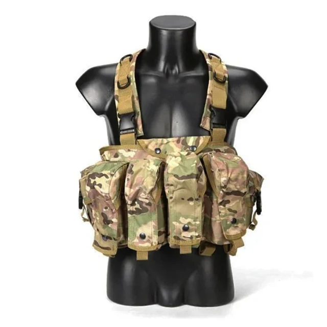 Hot Selling Outdoor Tactical Hunting Gear Chest Rig Heavy Duty Tactical Vest Chest Rig Protective Tactical Chest Rig Customized Tactical Equipment Chest Rigs for Training Hunting Tactical Chest Rig Harness Heavy Duty Tactical Chest Rig