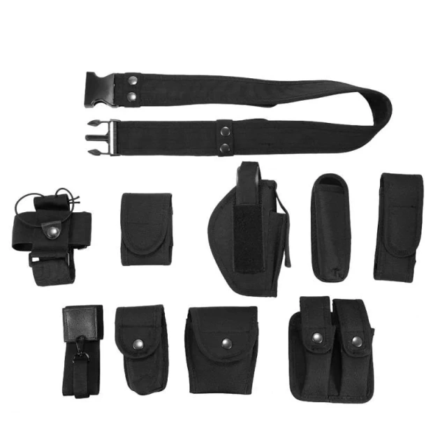 Mountaineering Outdoor Tactical Utility Belt Versatile Security Modular Equipment System Molded Duty Belt Hunting Accessories  High Quality Durable multifunctional Riggers Belts Heavy Duty Quick-Release Metal Buckle Tactical Belt