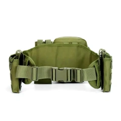 Hot Selling Premium Camouflage Tactical Waist Cover Multifunctional Carrying High Capacity Waterproof Camouflage Waist Belt  Multifunctional tactic Waist Belt Adjustable Tactical Belt with Detachable Pouch Quick Release Buckle for Outdoor Activities