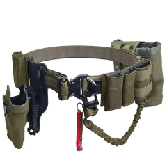 High Quality Wholesale Wear-resistant Multifunctional Tactical Belt with Tactical Holster Quick Release Belts Utility Belt Set  Adjustable Hot selling Training Work Durable Breathable Waterproof Tactical Belt Concealed Carry Utility Belt