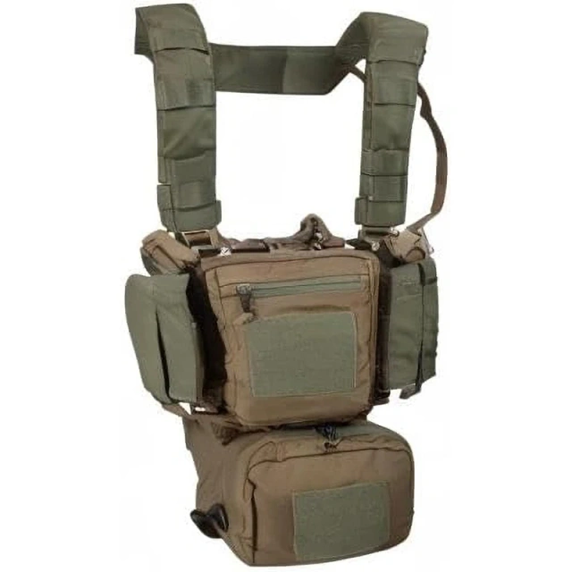 Customized Tactical Equipment Chest Rig Heavy Duty Tactical Vest Safety Chest Rig Outdoor Training Mini Rig  Custom Tactical Chest Rigs for Hunting Heavy Duty Tactical Chest Rig with Pouch Camo Harness Tactical Chest Rig Vest