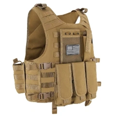 Vest Paintball Vest Outdoor Equipment for Men  Training Vest Breathable Lightweight Assault Training Vest Adjustable outdoors Breathable Vest Modular Assault