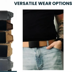 Wear-resistant Durable Men Adjustable Training Tactical Belt Adjustable Sports Training Nylon Ratchet Belt  Lightweight Adjustable Wear-resistant Canvas Web Belt  Training Flip-Top Solid Buckle Tactical Belt