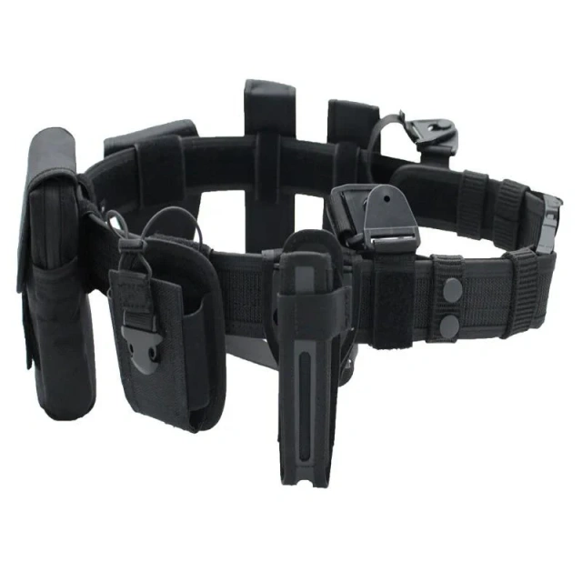 Nylon Buckle Practical Tactical Belts Set High Intensity for Security Equipment Quick-release Buckle Tactical Training Belts  High Quality Men Pants Shorts Elastic Braided Stretch Men Golf Casual Jeans Belts Woven Nylon Work Tactical Belts
