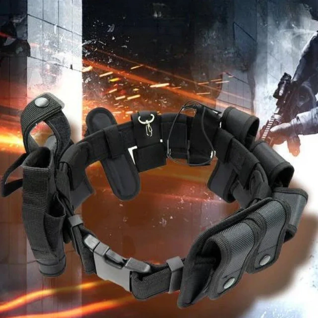 Lightweight Outdoor Training Belt Suit Security Multi-function Tactical Belt Multi-purpose Waist Bag Tactic Waist Belts  High Quality Wear-resistant Wide Nylon Belts Men Quick Release Magnetic Buckle Lightweight Skinny Webbing Tactical Belt