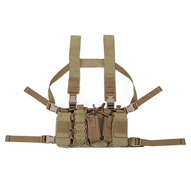 Tactical Gear Chest Rig Vest Bag Tactical Vest Chest Rig with Magazine Pouch Heavy Duty Molle Tactical Vest Custom Tactical Chest Rigs Tactical Chest Hanging Vest with Magazine Pouch Camouflage Molle Chest Rigs
