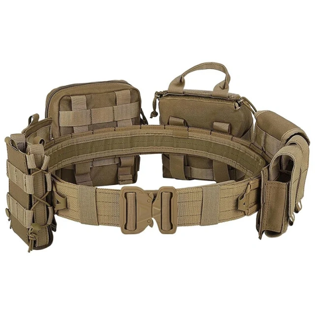 Adjustable Strap Security Duty Equipment High Density Material Tactical Belt Multifunctional Quick-release Buckle Duty Belt  Breathable Fusion Tactical Riggers Belt Durable Generation multifunctional Wear-resistant Tactical  Belt