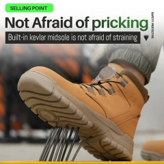 Durable Tactical Oxford Work Boots Outdoor Hiking Sneaker Anti-smash Indestructible Protection Boots multifunctional Boots Fashionable Men Women Tactical Winter Thermal Athletic wear-resistant Minimalist Sneakers Snow multifunctional Oxford Boots