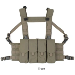 Wholesale Tactical Quick Release Chest Rig Vest High Quality Tactical Mole Vest Chest Rig Tactical Hunting Vest Bag Training Equipment Hunting Chest Vest Tactical Vest MOLLE Chest Rig Quick Release Tactical Belly Chest Rig