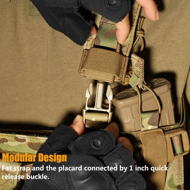 Tactical Micro Chest Rig with Magazine Holder Tactics Security Vest Outdoor Tactics Chest Rig Tactical Chest Rig Multifunctional Adjustable Tactical Vest with Mag Pouches Outdoor Camouflage Chest Rig