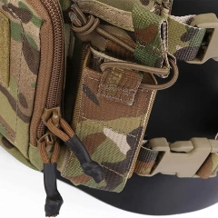Outdoor Tactical Micro Chest Vest Heavy Duty Tactical Backpack Vest for Hunting Multi-functional Tactical Chest Rig Wholesale Tactical Quick Release Chest Rig Vest High Quality Tactical Mole Vest Chest Rig Tactical Hunting Vest Bag