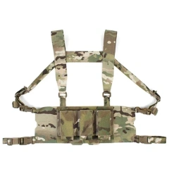 Customized Heavy Duty Tactical Style Chest Rig Wide Harness Tactical Vest Chest Hanging Tactical Chest Rig for Hunting Customized Outdoor Hunting Training Vest Chest Rig Heavy Duty Tactical Rig Vest with Mag Pouch Tactical Chest Vest Rig