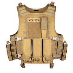 Wholesale Outdoors Breathable Tactical Hunting Vest Adjustable Training Vest High Quality Wear-resistant Tactical Vest  Training Quick Release Vest Double Wear-resistant lightweight stab-proof Sports Training Vest