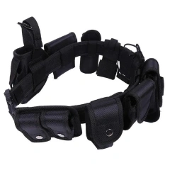 Outdoor Tactical Multi-functional Waist Belt Practical Mission Waist Support Bag Hunting Training Equipment Tactic Waist Belt  Wear-resistant Lightweight Men's Tactical Belt Heavy Duty Webbing Adjustable Nylon Belts with Metal Buckle