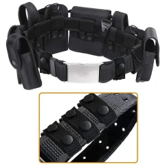 Wholesale Adjustable Thickened Tactical Belt Camping and Everyday Use Buckle Accessories Double Snap Buckle Nylon Tactical Belts   High Quality Wholesale Sports multifunctional Tactical Belt Men Rigger Durable Nylon Web Work Belt