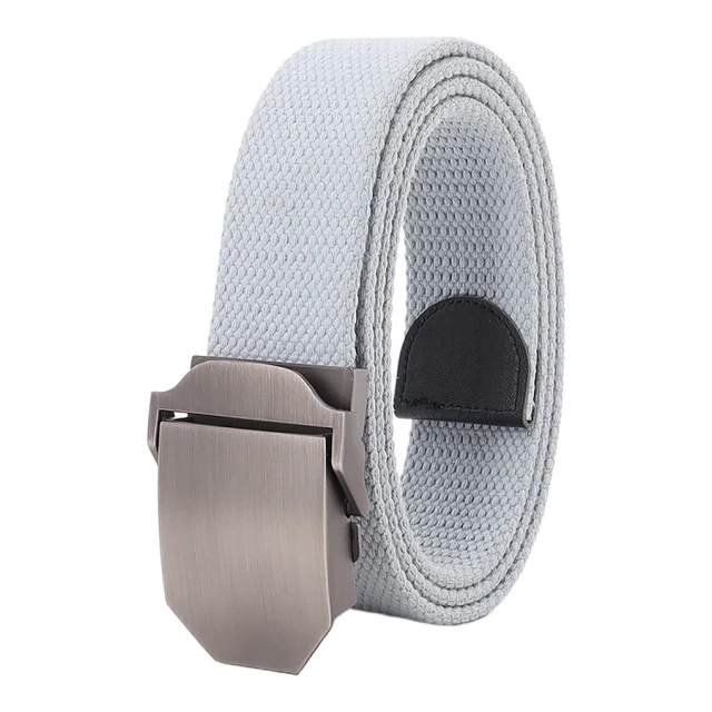 Adjustable Outdoor Adjustable Sports Canvas Belt Men's Youth Belt Casual Jeans Automatic Buckle Tactical Belt  Wholesale Men Casual Golf Web Belt Jeans with Automatic Adjustable Buckle Tactical Nylon Men Waist  Ratchet Belts