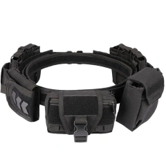 Adjustable Double-layer Nylon Tactical Belt Premium Quick Release Rigger Heavy Duty Belts for Men Security Duty Equipment  Hot selling Adjustable Sports Training Lightweight Tactical Belts Men Quick Release Buckle Molle Outer Belt