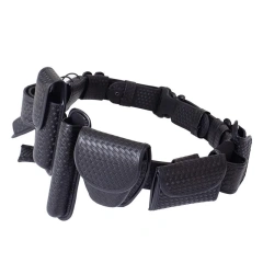 Premium Sport Enthusiasts Duty Belt Kit Multifunctional Belt Rig Kit Tactical Training Detachable Duty Belt Kit Includes Pouches  Quick-release Buckle Outdoor Tactical Belt Waist Bag Outdoor Multifunctional Climbing Storage Bag Hunting Pouch Belt Pocket