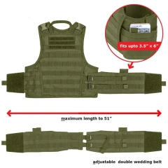 Wholesale Fashionable Outdoor Wear-Resistant Training Vest Lightweight Durable Training Vest  Adjustable Hiking Training Vest Adjustable Training durable Wear-resistant Sports Training Vest Chest Rig stab-proof Training vest