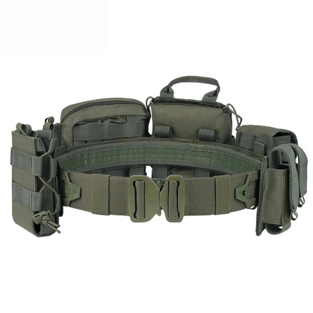 High Quality Tactical Belt Outdoor Training Use Pouch Hunting Accessories Multifunctional Tactical Duty Belt  Wear-resistant multifunctional Nylon Belts Men Quick Release Magnetic Buckle Lightweight Skinny Webbing Golf Belt