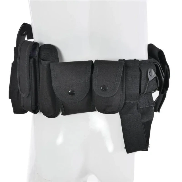 Adjustable Sport Enthusiasts Tactical Trimmings Security Belts Training Safety Practical Belt Duty Waist Support  Equipment  Hot selling Nylon Elastic Stretch Tactical Belts Men Work sport Wear Heavy Duty Durable Sports Belts