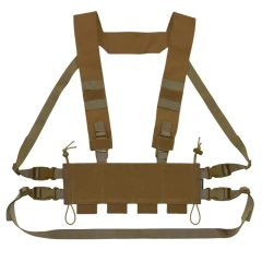 Training Equipment Tactical Vest Lightweight Tactical Chest Rig with Mag Pouch Tactical Vest Chest Rig for Training Camouflage Tactical Vest Rig with Magazine Pouch Tactical Vest Chest Rig Tactical Chest Training Vest for Hunting