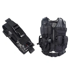 Wholesale High Quality Durable Waterproof Training Vest for Men Multifunctional Tactical Vest Hunting Training Vest   Adjustable Training durable outdoors security Sports Training vest Children's Training Vest