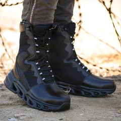 Men Durable Safety Shoes Work Boot Puncture-proof Sneakers Breathable Light Comfortable Construction Oxford Work Tactical Shoes Wholesale Hiking Tactical Winter Athletic Shoes Men Women Fashionable Sports High Snow Boots Oxford multifunctional Sneakers