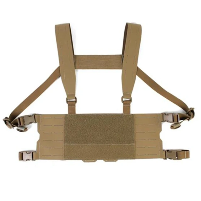 Customized Heavy Duty Tactical Style Chest Rig Wide Harness Tactical Vest Chest Hanging Tactical Chest Rig for Hunting Customized Outdoor Hunting Training Vest Chest Rig Heavy Duty Tactical Rig Vest with Mag Pouch Tactical Chest Vest Rig
