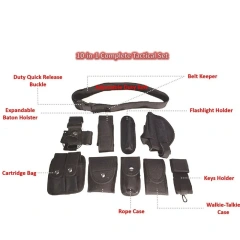 Security Tactical Duty Belt Modular Equipment Hunting Game Versatile Utility Adjustable Accessories Belt With Tool Pouches  Adjustable Detachable Utility Tactical Belt Multifunctional Outdoor Training Bag Hiking Belts Duty Utility Mountaineering Belt