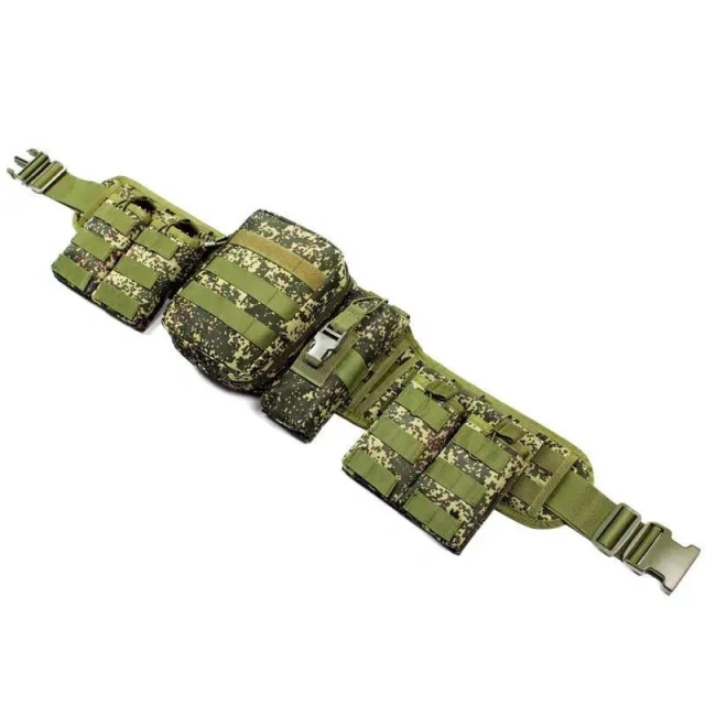 Hot Selling Premium Camouflage Tactical Waist Cover Multifunctional Carrying High Capacity Waterproof Camouflage Waist Belt  Hot selling Men Hiking Rigger Nylon Web Utility Work Belts Adjustable Training Quick Release Buckle Tactical Belt