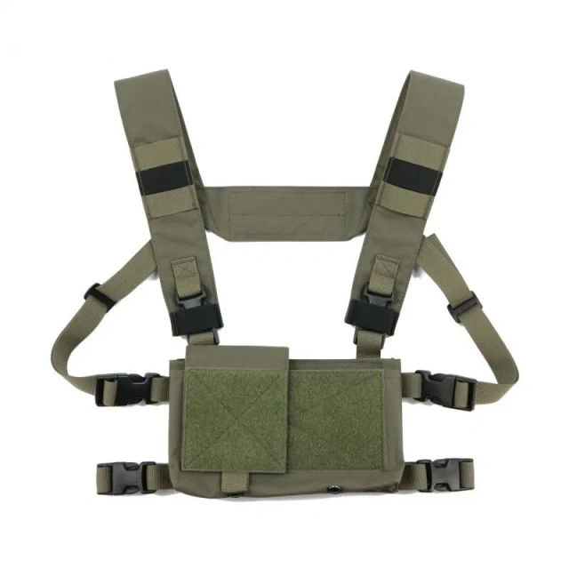Wholesale Tactical Gear Micro Chest Rig Tactical Chest Rig Vest Heavy Duty Molle Chest Rig Tactical Vest  Best Selling Tactical Chest Rig Vest Tactical Recon Vest with Magazine Pouch Camouflage Chest Rig Harness for Hunting