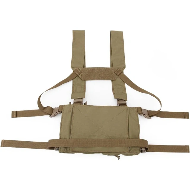 Outdoor Tactical Gear Vest With Magazine Pouch Molle Tactical Training Chest Rig Vest Heavy Duty Tactical Vest Chest Rig Customized Tactical Gear Vest Pouch Outdoor Tactical Molle Rig Vest Good Quality Tactical Training Chest Rig