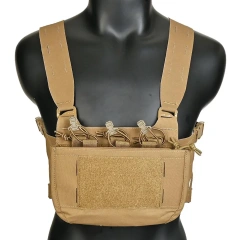 Hot Selling Camouflage Chest Rig Harness with Pouch Magazine Camouflage Molle Chest Rigs Hunting Tactical Chest Vest military Outdoor Molle System Tactical Chest Rig High Quality Hunting Tactical Vest Gear Chest Rig for Hunting
