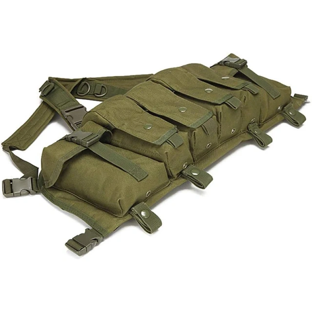 Wholesale Outdoor Sports Tactical Gear Molle Vest Pouch Bag Tactical Carrier Chest Rig Camouflage Chest Rig High Quality Tactics Hunting Vest Tactical Chest Rig for Hunting Training Outdoor Tactical Chest Rig