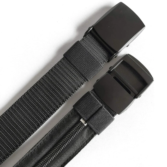 Wear-resistant Travel Nylon Tactical Men with Zinc Alloy Buckle Security Money Belt with Hidden Money Pocket  Outdoor Camouflage Multi-functional Tactical Waist Wrap Combination Belt Accessories Bag Fanny Pack tactic Waist Belt