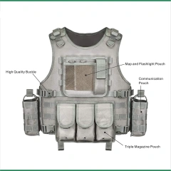 Wholesale Breathable Tactical Vest for Training Good Quality Assault Tactical Vest Outdoors Tactical Hunting Ves tQuick Release Assault Training Outdoor Vest for Men Wear-resistant Lightweight stab-proof Sports Training vest