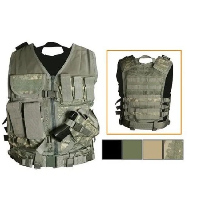 Breathable Security Training Vest  Youth Adjustable Adults Training vest for men Quick Release outdoors Breathable Vest   Training stab-proof Sports Training vest outdoors Breathable Paintball Vest