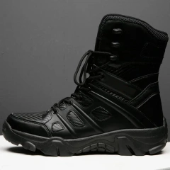 Men Tactical Boots Desert Waterproof Work Shoes Climbing wear-resistant Hiking Shoes Ankle Outdoor Tactical Oxford Boots Durable Fashionable Tactical Safety Oxford Work Boots High Quality Outdoor Hiking Sneaker Anti-smash  Protection multifunctional Boots