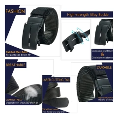 Adjustable Durable Training Sports Training Ratchet Belts Buckle Double-sided Nylon Strap Belts  High Quality Durable Multifunctional Modular Equipment Outdoor sport enthusiasts Tactical Belt Hunting Belt with Medical Pouch