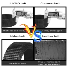 High Quality Training Men Outdoor Nylon Web Tactical Belt with Automatic Slide Buckle Adjustable Ratchet Belt  Lightweight Tactical Flashlight Pouch Sets Multifunctional Utility Kit Belt Duty Belt Security Duty Belts With Tool Pouches