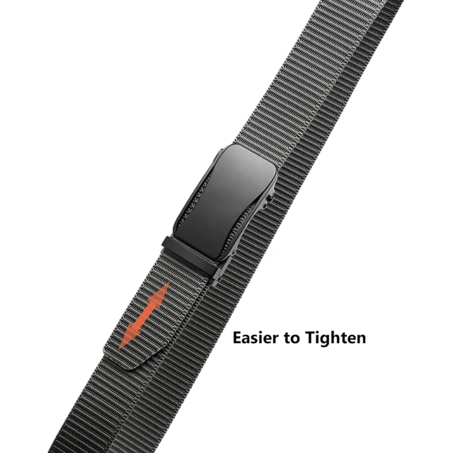 Wear-resistant Lightweight Nylon Ratchet Belt Men Tactical Stretch Hiking Hunting Pants Web Golf Belt  Training Durable Sports Fashionable Nylon Ratchet Belts Men Web Tactical Belt with Automatic Click Buckle Belt